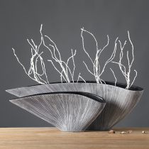 High-end vase Light luxury modern simple living room TV cabinet entrance Nordic home decoration creative decoration ornaments