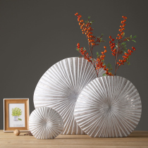 Modern simple American flower arrangement vase creative home restaurant TV cabinet entrance flower device model room soft assembly decoration