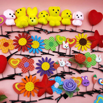 Childrens toy stall new hot sale gifts childrens clip headdress hairpin womens jewelry creative scan code gift