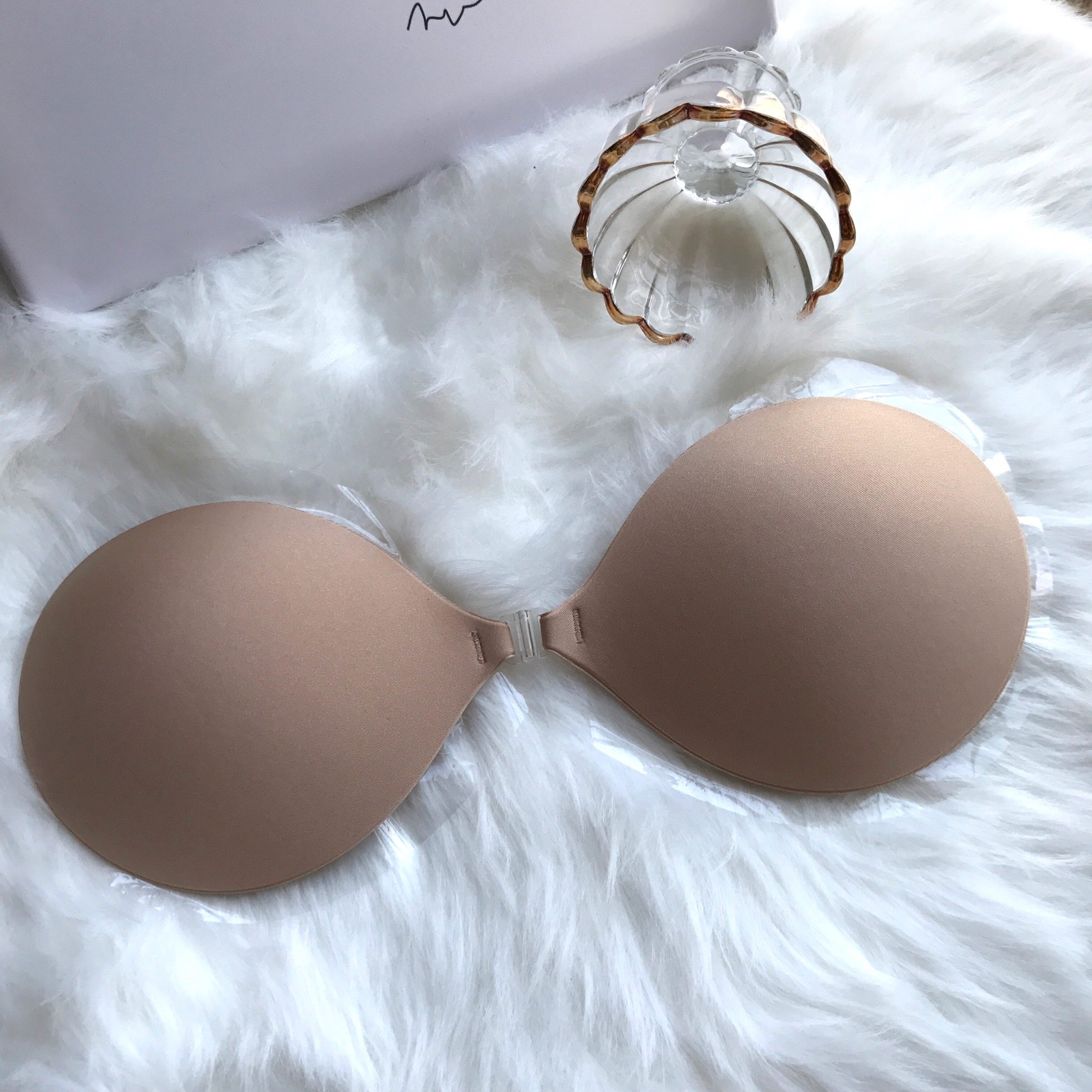 圆形芒果型胸贴无肩带文胸防滑聚拢女乳贴隐形抹胸