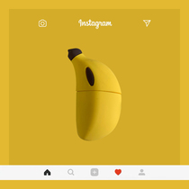 ins creative banana Airpods2 protective sleeve applicable Pro3 apple Bluetooth headphone cover second-generation softshell silicone gel