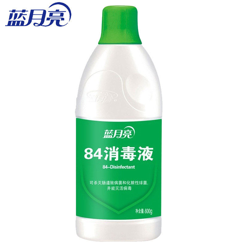 蓝月亮卫诺84消毒液/洗衣机/公共/家庭/果蔬/餐具杀菌600g×6瓶装