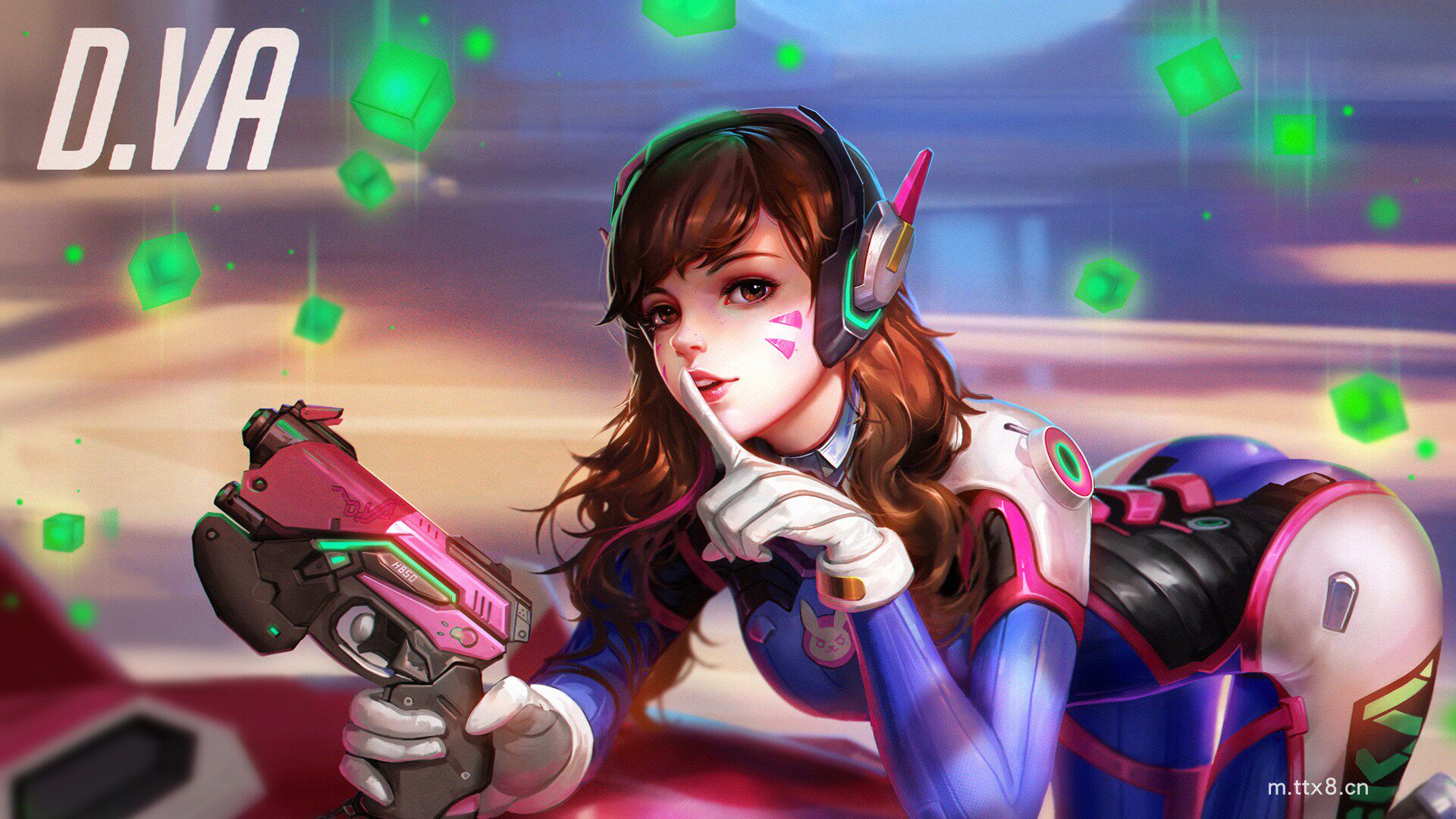 d.va守望先锋超清图片桌面壁纸_游戏图片_套图小吧