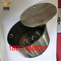 Stainless steel drum settlement protection box round settlement protection box horizontal point GPS point measurement mark