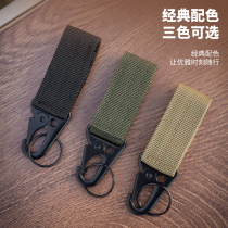 Outdoor tactical eagle beak web buckle multi-function carabiner nylon hook buckle backpack buckle multi-purpose belt key chain