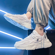 Spring Summer Little White Shoes Han Edition 100 Hitch Running Shoes Youth Student Shoes Tennis Face Sports Casual Shoes Old Daddy Shoes