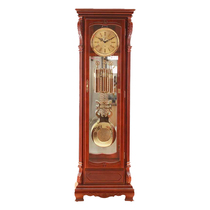 Polaris high-grade solid wood mechanical floor clock European style fashion new Chinese style Living room study decoration standing clock
