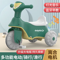Childrens electric tricycle bicycle trolley children bicycle 2-5 years old with early education men and women baby bicycle