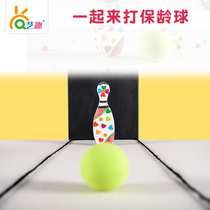 Art fun kindergarten handmade diy material bag children coloring handmade together to play bowling