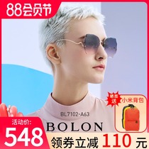 BOLON Tyrannosaurus 2020 new sunglasses womens fashion butterfly diamond cut sunglasses metal frame trendy glasses