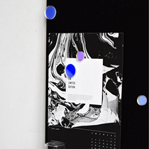 oroliving original minimalist optical illusion glass refrigerator stickers message stickers magnet stickers photo props