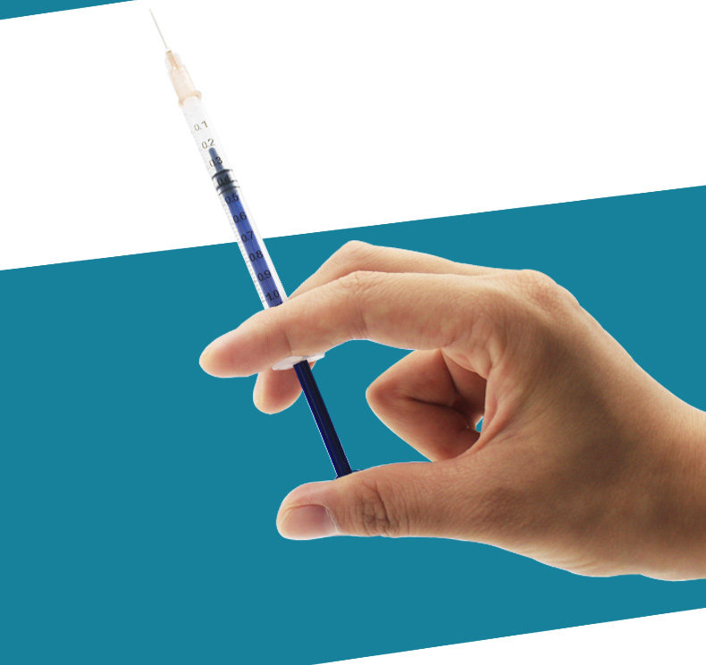 20支】健士 1ml一次性无菌注射器针管针筒带针注射针头