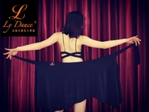 Ly Dance dress womens Latin Dance lace skirt one-piece hip scarf skirt practice dress thin Latin Dance dress