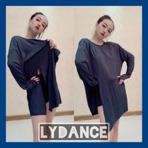 LYDIANCE Latin Dance Yoga New Woman Loose Sexy Open-end Modell Long Sleeve Dress slim