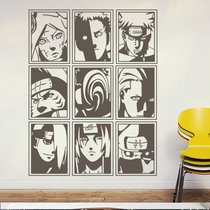 Fire Movie Ninja Whistleblower is wanted for cartoon Cartoon Motivators Dorm Room Bedside Personality room Decorative Stickers