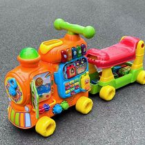 VTech 4-in-1 educational train bilingual early education scooter childrens toy car Childrens Day gift