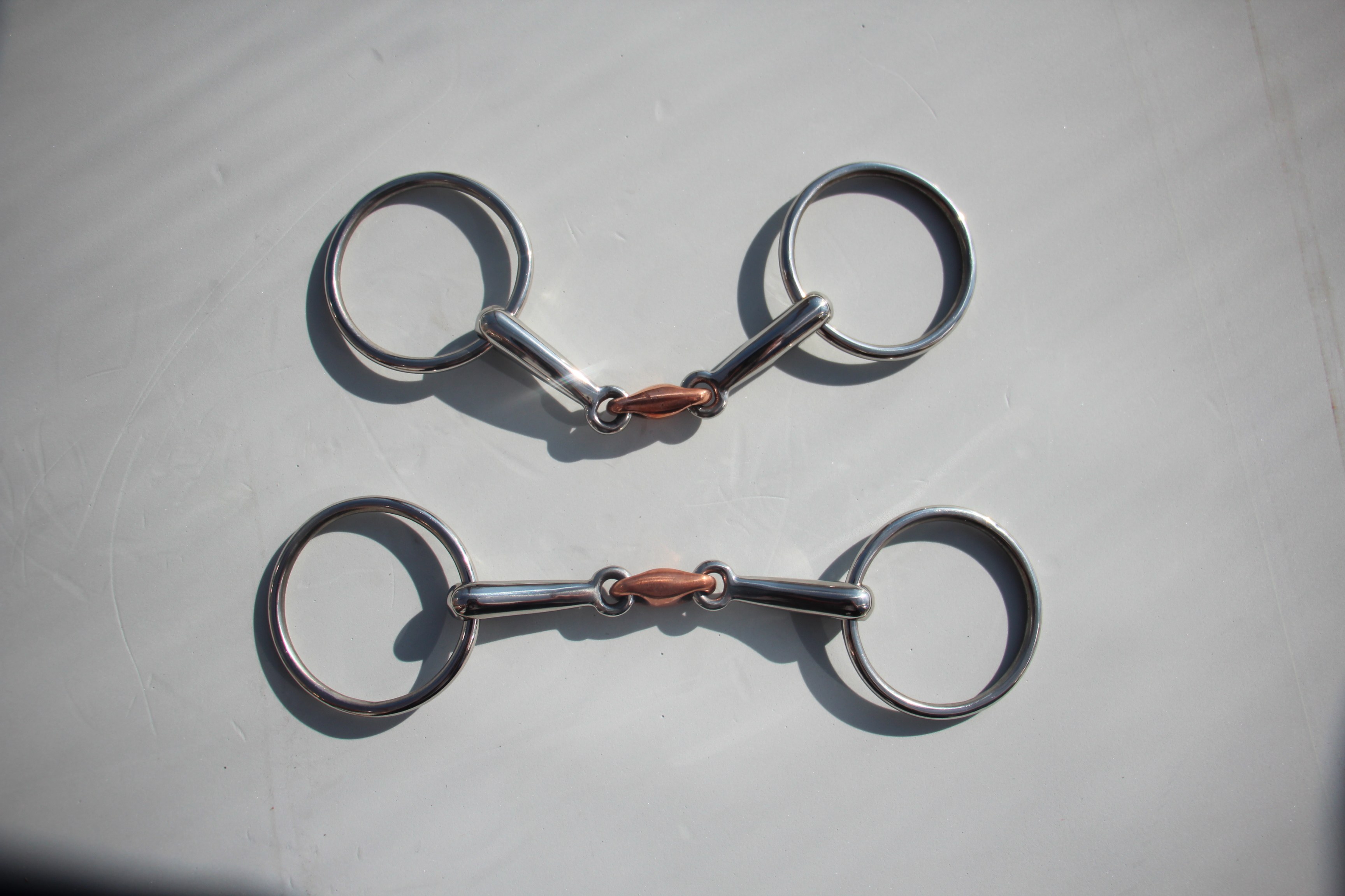 马嚼子英式口铁不锈钢口衔 马术马具 水勒配件马衔铁