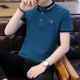 Summer men's short-sleeved t-shirt cotton short-sleeve polo shirt lapel Korean version of the trend of men's spell color T-shirt Youth T-shirt Summer men's short-sleeved t-shirt cotton short-sleeve polo shirt lapel Korean version of the trend of men's spell color T-shirt Youth T-shirt