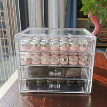 High transparent acrylic storage box Canned glue Japanese painted light therapy glue Drawer storage box Nail toolbox