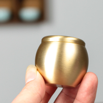 Pure copper powder cans scented seal tools antique incense pill box mini sealed sandalwood stove classical Incense Road supplies