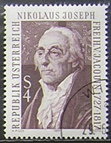 250th anniversary of the birth of the Austrian 1977 botanist Jacques