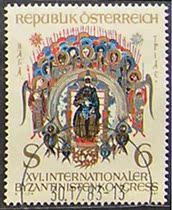 Austria 1981 16th International Orthodox Congress-Trinity Portraits