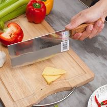 Eighth is made of stainless steel kitchen knife for womens special meat cutting knife kitchen household solid wood handle small cutter