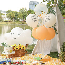 Picnic Balloon Supplies Nets Red Ins Decoration Placement Festival Creative Scene Placement Party Bracket Tent Outdoor