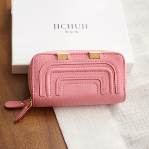 韩国头层牛皮高档锁匙包