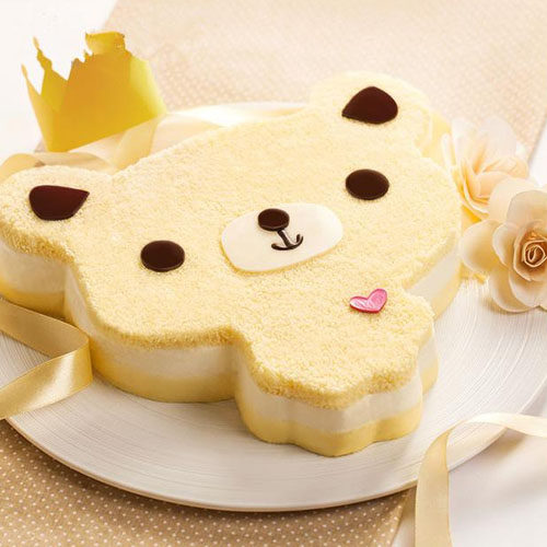 mcake小熊动物造型芝士味生日儿童生日宴会蛋糕上海北京杭州