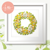 Hand rhyme Yan paper (Qinya-forget worry)Material package Yan paper painting garland set Creative handmade diy production