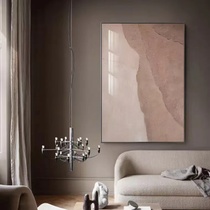 Hand-painted oil painting wabi-sabi living room three-dimensional abstract decorative painting large hanging painting modern Nordic porch sofa background wall