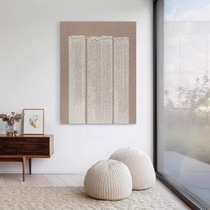 Pure hand-painted oil painting wabi sabi texture painting abject poverty living room hanging painting porch abstract art large decorative painting club