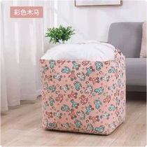 Carousel 100L cotton numb art to step up thickened clothing Quilt Collection Bag moving with bunches storage hamper