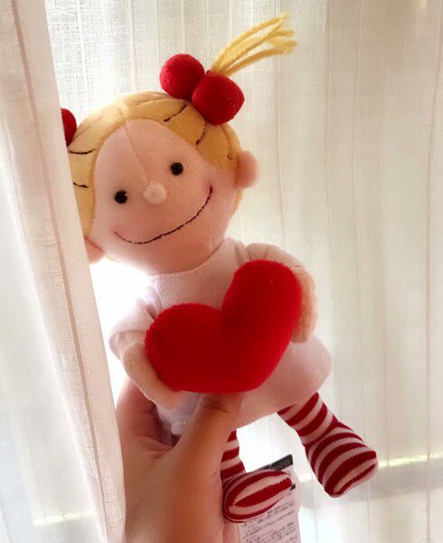 【68包邮】coco酱裸足款娃娃 小女孩安抚毛绒玩偶 钥匙扣 挂件