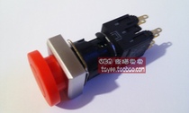 Shanghai Tianyi 16mm square mushroom head button switch LA42(S)MF-11 self-reset jog button