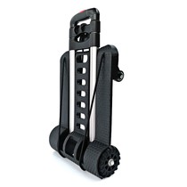 Folding portable hand cart shopping cart pull trolley luggage trailer home light cart