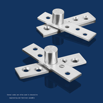 Rotating bookshelf connector 360 degree stainless steel bookcase furniture hardware accessories Rotating World center shaft