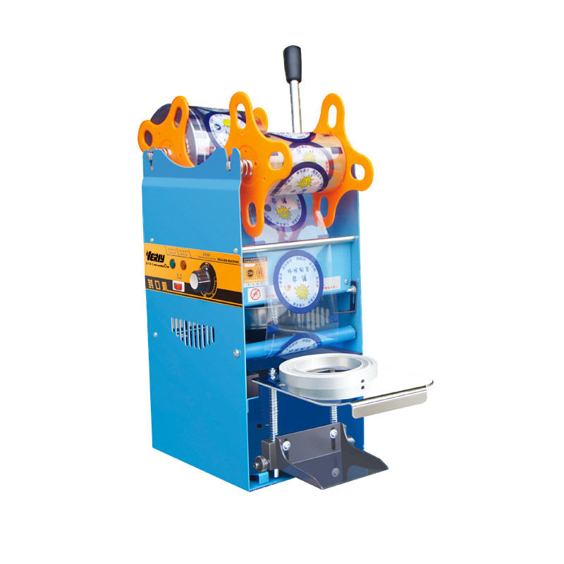 汇利wy-802f高杯珍珠奶茶封口机手压奶茶店专用封口机豆浆封杯机_7折