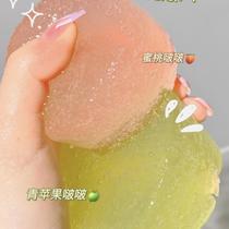 Q-bomb bath soap giant cute big jelly Anno room bath gel 100G put into the bubble net