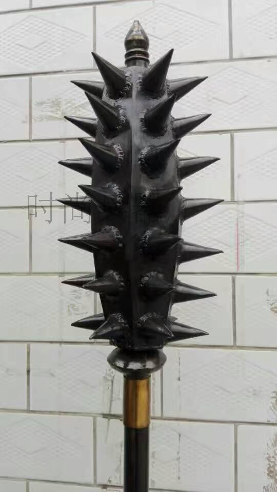 武术仿古狼牙棒表演狼牙棒狼牙刺武术用品防身棒十八般兵器 包邮