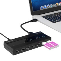 In Stock ORICO H727RK-U2 High Speed 7 Port USB Hub USB Splitter w Power