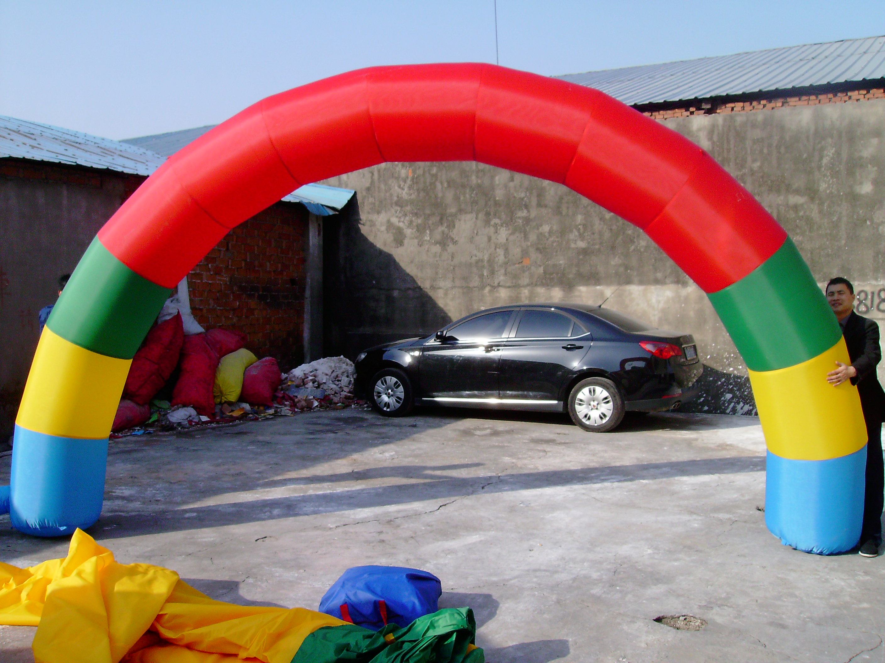 充气拱门 6米8米10米拱门 彩虹门批发气模广告婚庆典开业厂家直销