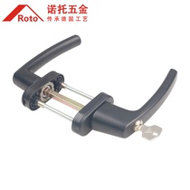 German rotto broken bridge aluminium door lock aluminium bag wood door lock plastic wood door pair with handle Noto double face handle door lock