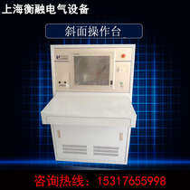PLC electrical control cabinet power distribution cabinet touch screen control electric cabinet slope electrical console slope power distribution box cabinet