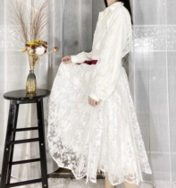 Spot drop (white little black)Han element short shirt seven-point horse face skirt spring summer autumn white black petticoat