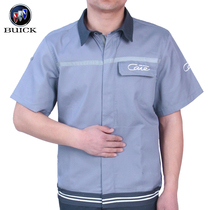 Buick work clothes top short sleeve summer winter and autumn new summer clothes 4S shop after-sales workshop tooling top men