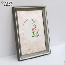 Simple poster frame Sketch painted resin photo frame hanging wall puzzle frame 16 18 20 inch 4 open framed custom