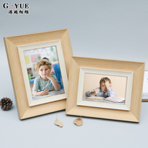 Childrens table creative small photo frame 5 6 7 8 10 12 seven inch A4 combination wall hanging 8K sketch frame customization