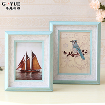Resin retro nostalgic childrens photo frame home table 5 6 7 8 10 12 A4 wall hanging creative picture frame customization